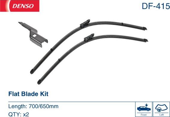 Щетки стеклоочистителя (дворники) Denso. Артикул DF-415