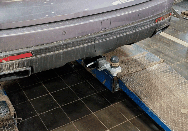 Фаркоп Мотодор под американский квадрат для Haval H5 2023-2026 с оцинк. шаром. Артикул 93121-E