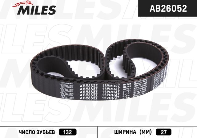 Ремень ГРМ Miles для Nissan Almera G15 2012-2018. Артикул AB26052