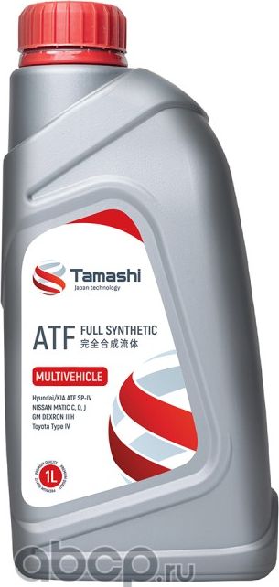 Масло трансмиссионное 1л ATF Multivehicle (Tamashi) Tamashi. Артикул ATFTMUL1