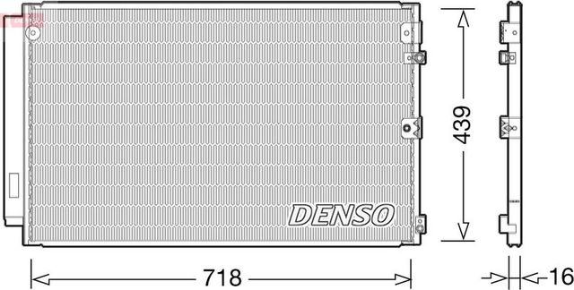 Радиатор кондиционера (конденсатор) Denso для Lexus LS III 2000-2006. Артикул DCN51011