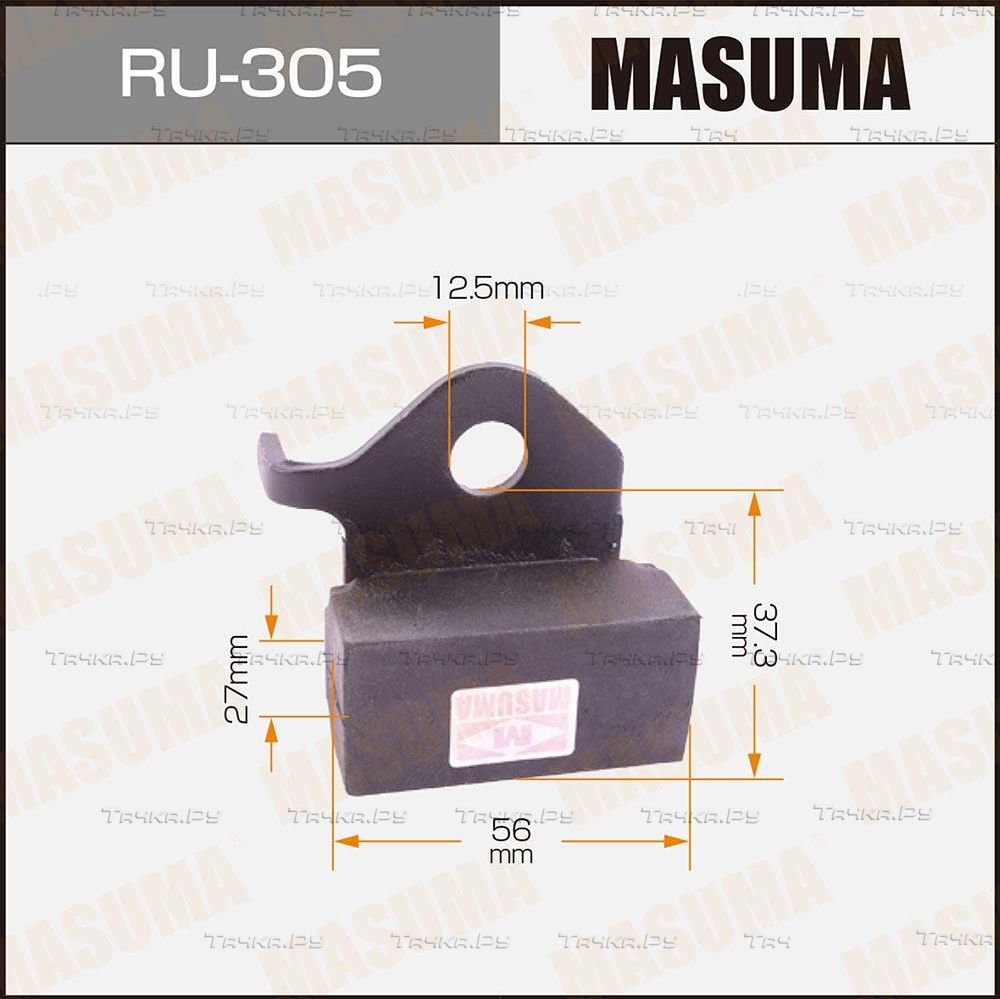 Сайлентблок переднего рычага подвески Masuma левый нижний для Mazda MPV II (LW) 2000-2006. Артикул RU-305