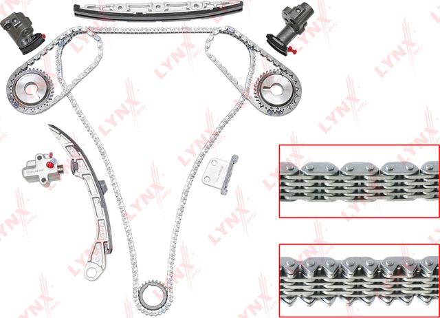 Цепь ГРМ LYNXauto для Nissan Murano Z50 2003-2007. Артикул TK-0062