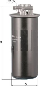 Топливный фильтр Mahle. Артикул KL 454