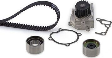 Помпа (водяной насос) с комплектом ремня ГРМ Gates PowerGrip® для Mazda 6 I (GG) 2002-2005. Артикул KP15596XS