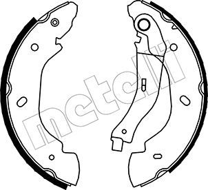 Тормозные колодки Metelli задние для Ford Transit VI 2000-2006. Артикул 53-0135