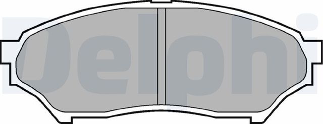 Тормозные колодки Delphi (Low-Metallic). Артикул LP1448