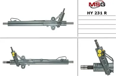 Рулевая рейка c ГУР восстановленная Hyundai H1 2002- HY231R (MSG). Артикул HY231R