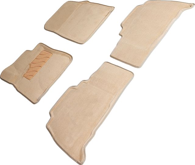 Комплект ковриков 3D Seintex для салона Toyota Land Cruiser 200 2007-2012 БЕЖЕВЫЕ. Артикул 93673