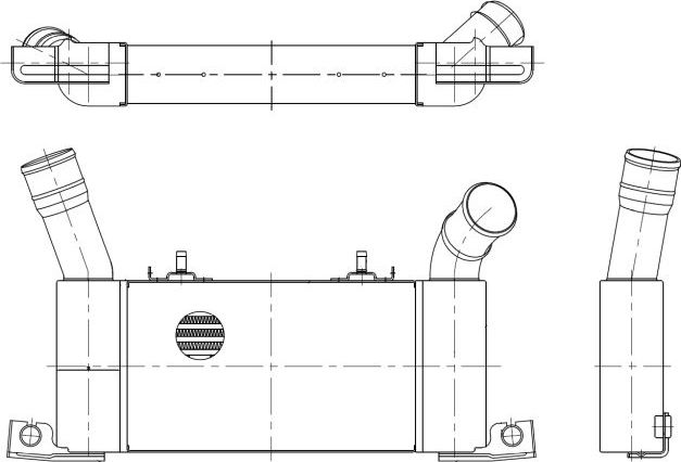 Интеркулер NRF. Артикул 309098