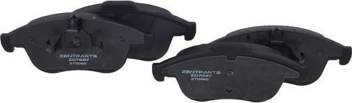 Тормозные колодки Zentparts передние для Renault Fluence I 2010-2017. Артикул Z07697