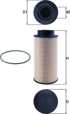 Топливный фильтр Mahle. Артикул KX 182D