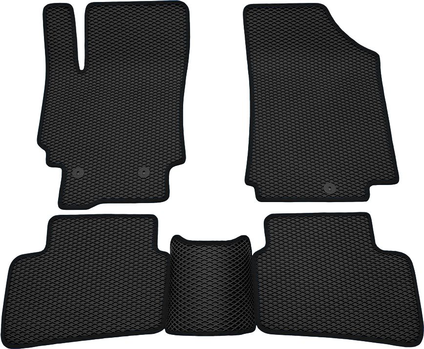 Коврики Rezkon EVA для салона Hyundai Creta I 2016-2021 Черный кант. Артикул 9020065101