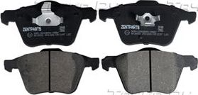 Тормозные колодки Zentparts передние для Audi A8 II (D3) 2002-2010. Артикул Z07435