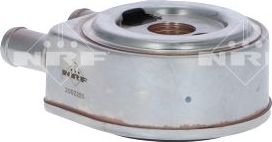 Радиатор масляный (маслоохладитель) для двигателя NRF (высококачественная сталь). Артикул 31241