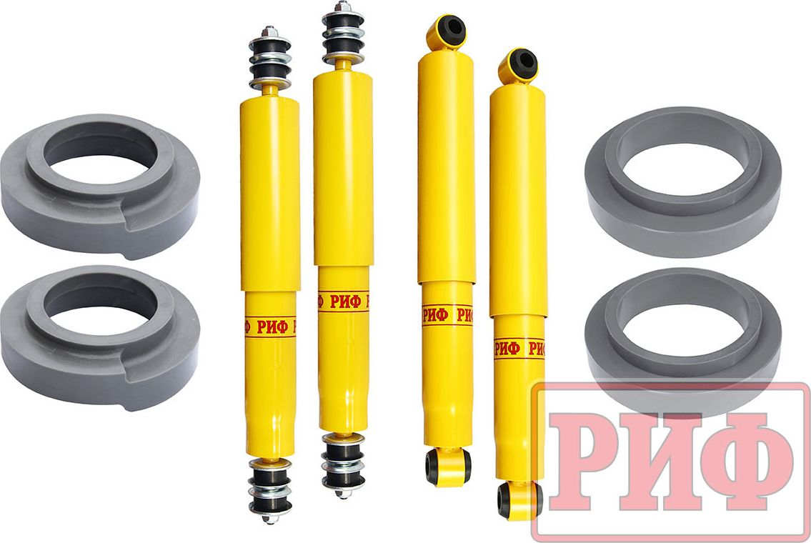 Лифт-комплект РИФ лайт для Nissan Patrol Y61 1997-2013, лифт 30 мм. Артикул RIF-Y61-B-lite