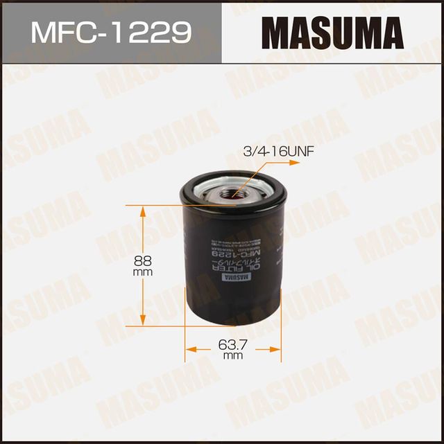 Масляный фильтр Masuma. Артикул MFC-1229