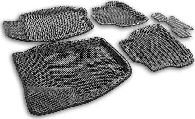 Коврики Euromat 3D EVA для салона Volkswagen Polo V хэтчбек 2010-2019 СЕРЫЕ. Артикул EM3DEVA-005416G