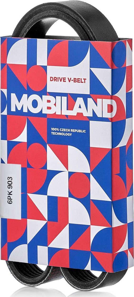 Приводной ремень поликлиновой Mobiland (EPDM (Этилен-пропиленовый каучук)). Артикул 501260903