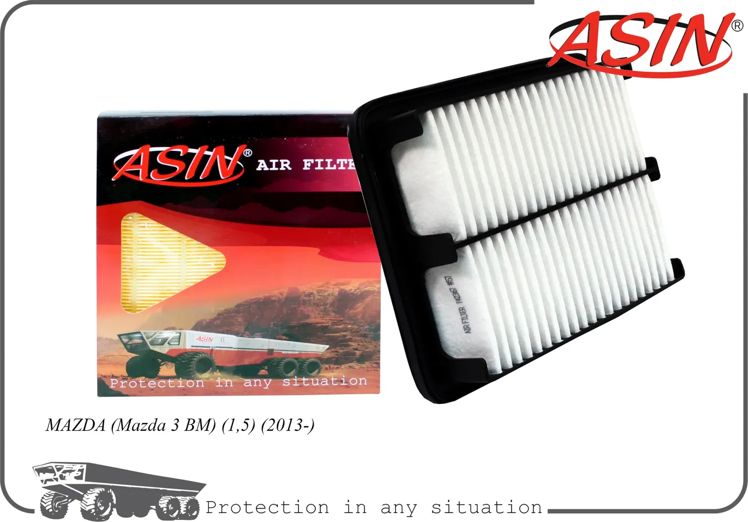 Фильтр воздушный P501-13-3A0/ASIN.FA2367 ASIN Asin. Артикул ASINFA2367