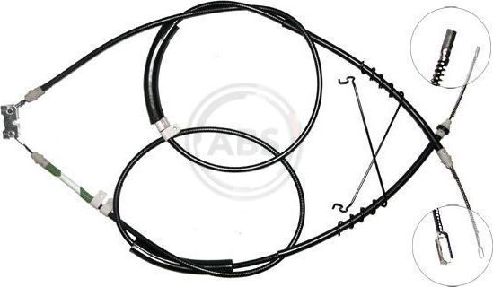Трос ручника (тросик ручного тормоза) ABS. Артикул K17705