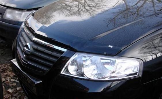 Дефлектор SIM для капота Nissan Almera Classic B10 2006-2026. Артикул SNIALC0512