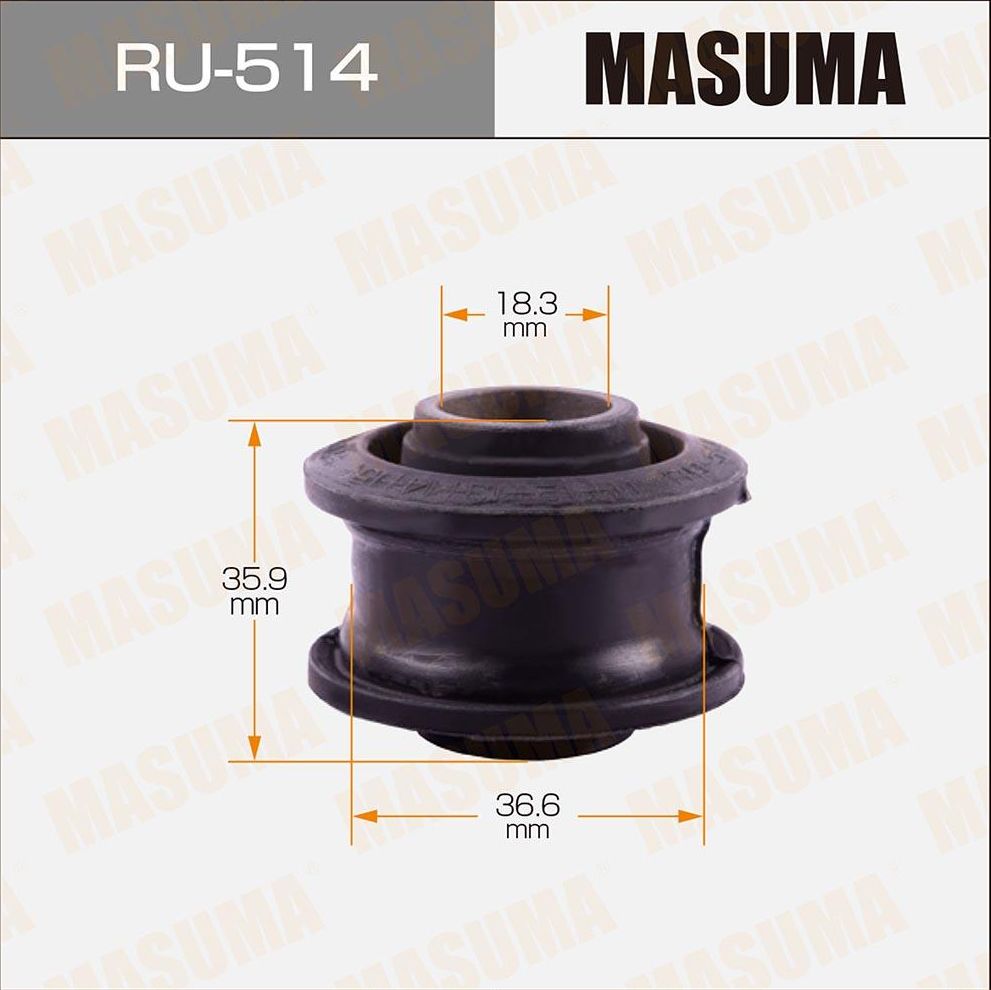 Сайлентблок переднего рычага подвески Masuma. Артикул RU-514