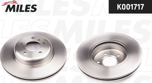 Тормозной диск Miles передний для BMW 5 VI (F10/F11/F07) 2009-2017. Артикул K001717
