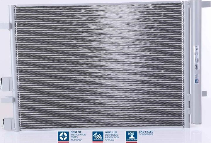 Радиатор кондиционера (конденсатор) Nissens (алюминий). Артикул 940221