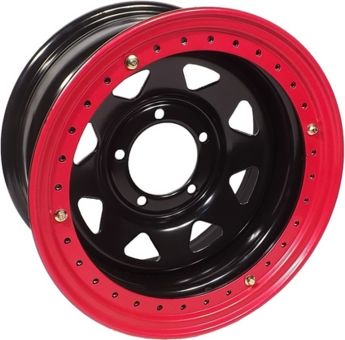 Колёсный диск OFF-ROAD Wheels стальной черный с бедлоком 5x139,7 8xR16 d110 ET-19 для УАЗ Буханка 1990-2026. Артикул 1680-53910BL-19-BDL