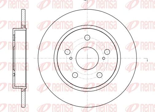 Тормозной диск Remsa. Артикул 61044.00