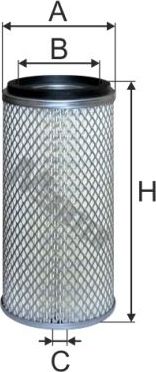 Воздушный фильтр MFilter. Артикул A 875