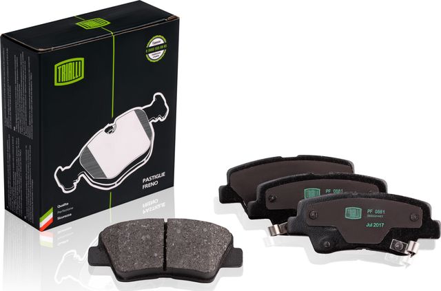Тормозные колодки Trialli задние для SsangYong Actyon II 2012-2026. Артикул PF 0881