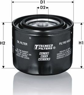 Масляный фильтр  Tecneco Filters. Артикул OL138