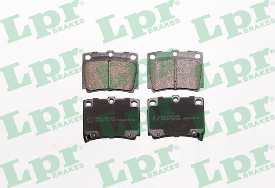 Тормозные колодки LPR. Артикул 05P1029