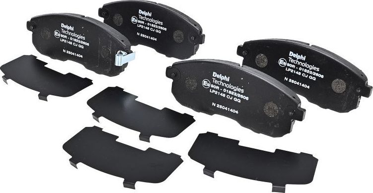 Тормозные колодки Delphi (Low-Metallic). Артикул LP2148