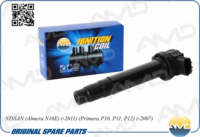 Катушка зажигания (224484M500) Nissan mot QG13DE/QG15DE/B15 (AMD) AMD. Артикул AMDEL435