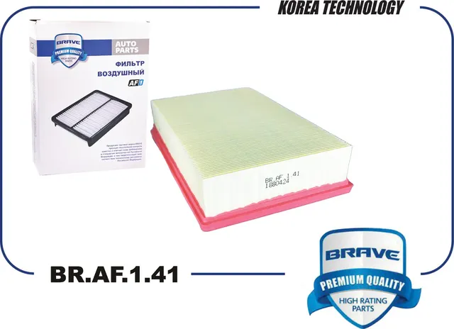 Фильтр воздушный BR.AF.1.41 1880424 FORD Transit VIII 14- задний привод или 4WD, (Brave). Артикул BRAF141