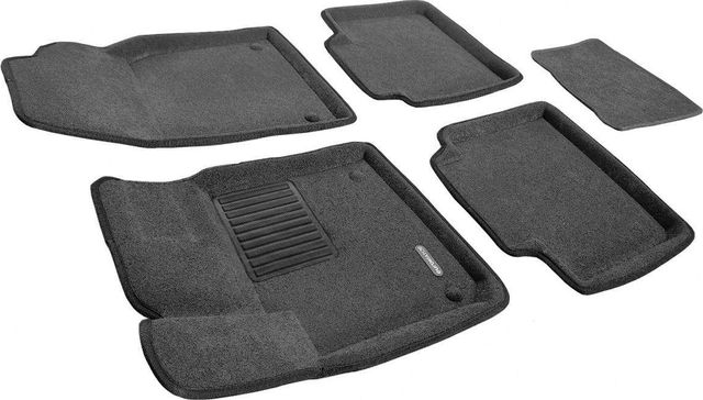 Коврики текстильные Euromat 3D Business для салона Geely Monjaro 2021-2026 Серые. Артикул EMC3D-001412G