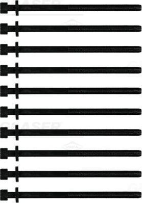 Комплект болтов ГБЦ Glaser (сталь) для Opel Antara I 2016-2017. Артикул T84867-00