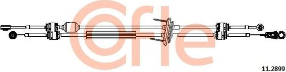 Трос переключения передач КПП Cofle для Renault Master II 1998-2010. Артикул 92.11.2899