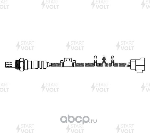 Лямбда-зонд (кислородный датчик) StartVOLT для Mazda 6 I (GG) 2002-2008. Артикул VS-OS 2512