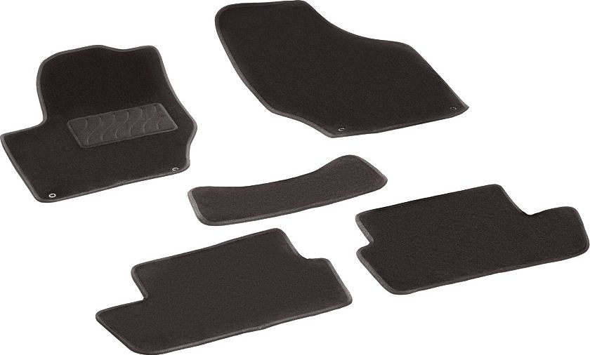 Коврики текстильные Seintex на нескользящей основе для салона Peugeot 308 I 2008-2013. Артикул 82344