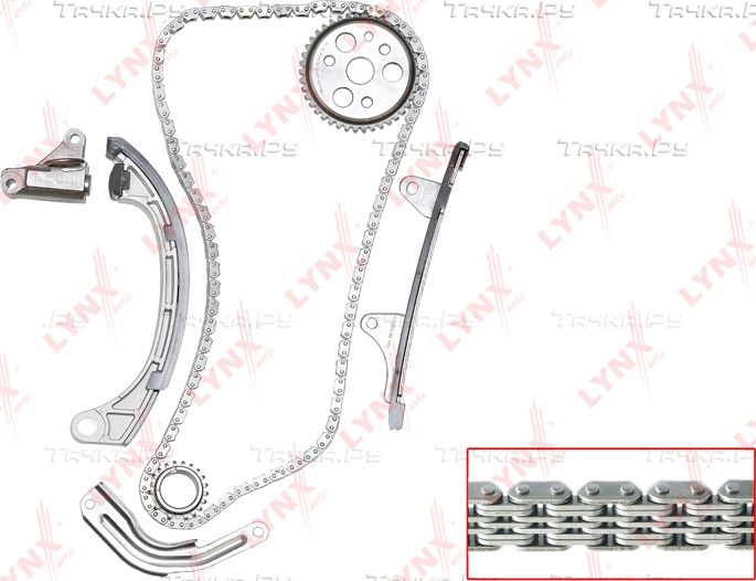 Цепь ГРМ LYNXauto для Toyota Platz 1999-2005. Артикул TK-0036
