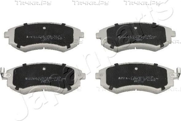 Тормозные колодки Japanparts передние для SsangYong Korando I 1988-1996. Артикул PA-590AF
