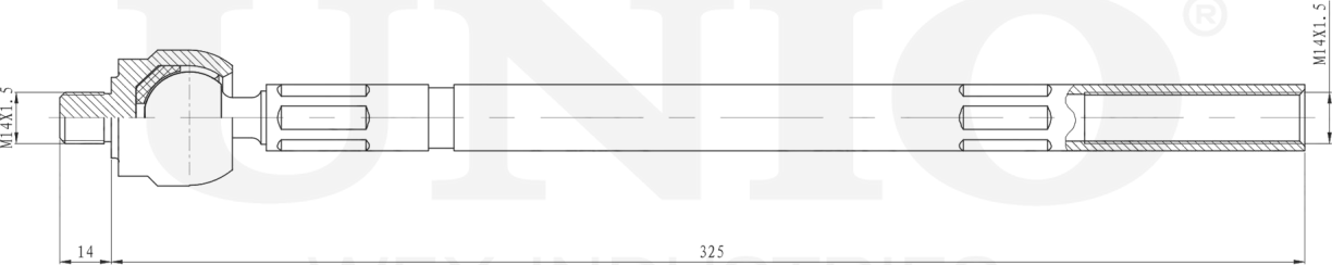 Тяга рулевая (Unio). Артикул SSP-30032