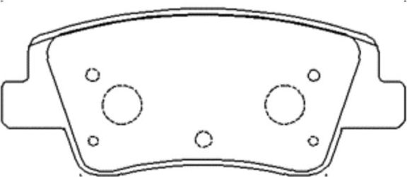 Тормозные колодки CTR. Артикул GK1515