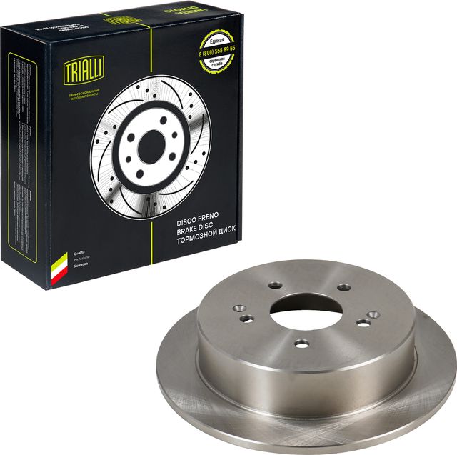 Тормозной диск Trialli передний для SsangYong Korando III 2010-2019. Артикул DF 261017
