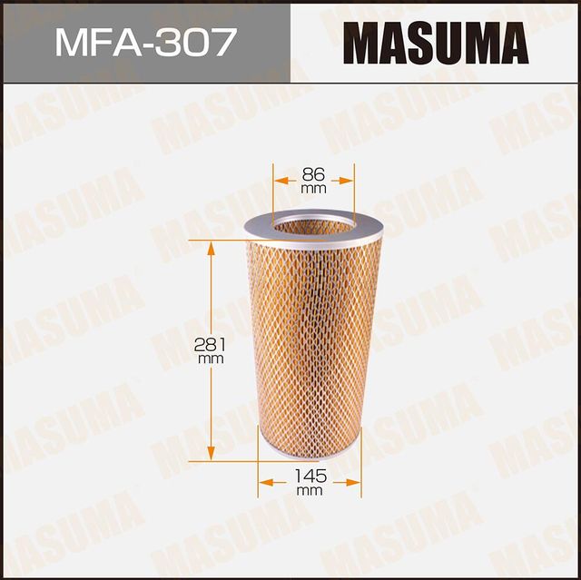 Воздушный фильтр Masuma. Артикул MFA-307