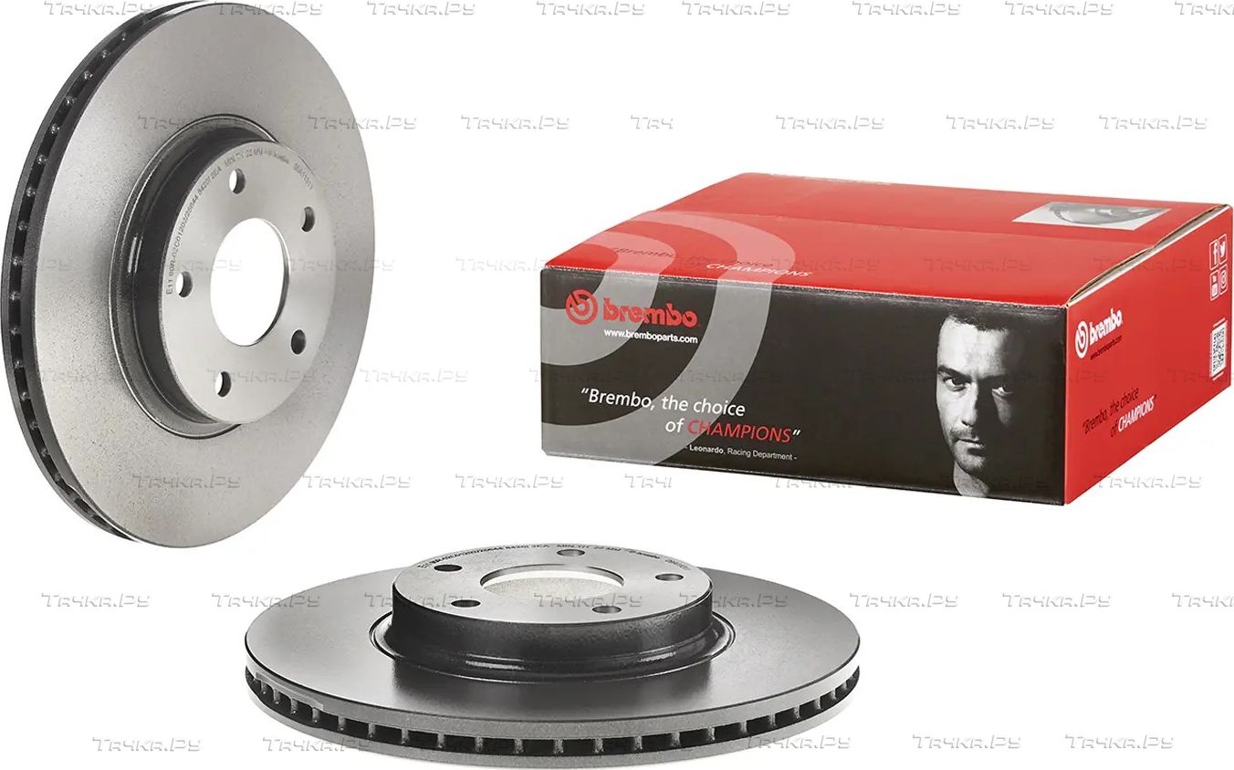 Тормозной диск Brembo UV Coated передний для Nissan Maxima A33 2000-2003. Артикул 09.A113.11
